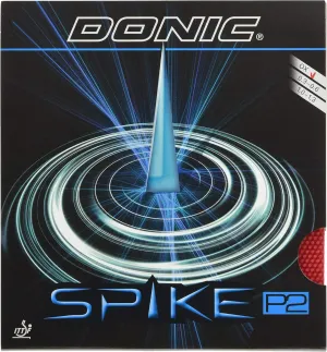 DONIC(ドニック) 卓球 スパイク P2 (塩野真人選手との共同開発商品) 粒高ラバー レッド 1.0 AL074