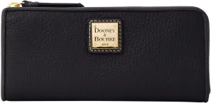 Dooney & Bourke Handbag, Pebble Grain Zip Clutch Wallet