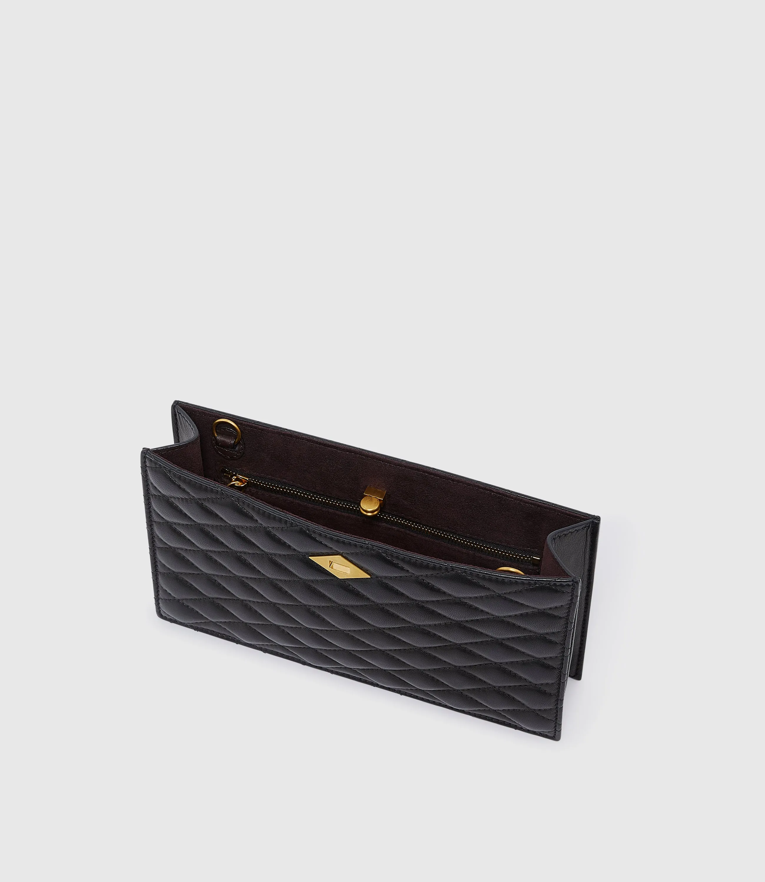 Ease Nappa Diamond Quilt Black