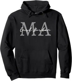 East Boston Massachusetts MA Vacation Travel Pullover Hoodie