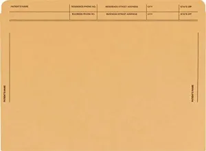 EGP Heavy Duty Colored File Envelopes Printed (Tan), 250 Folders, 11 3/4" x 8 11/16"