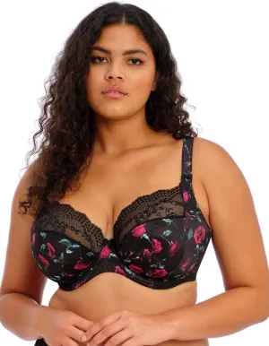 Elomi Lucie Underwire Plunge Stretch Bra Rockin Rose 40GG (US 40J)