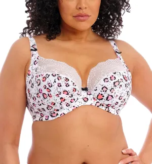 Elomi Lucie Underwire Plunge Stretch Bra Rumble 36G (US 36I)