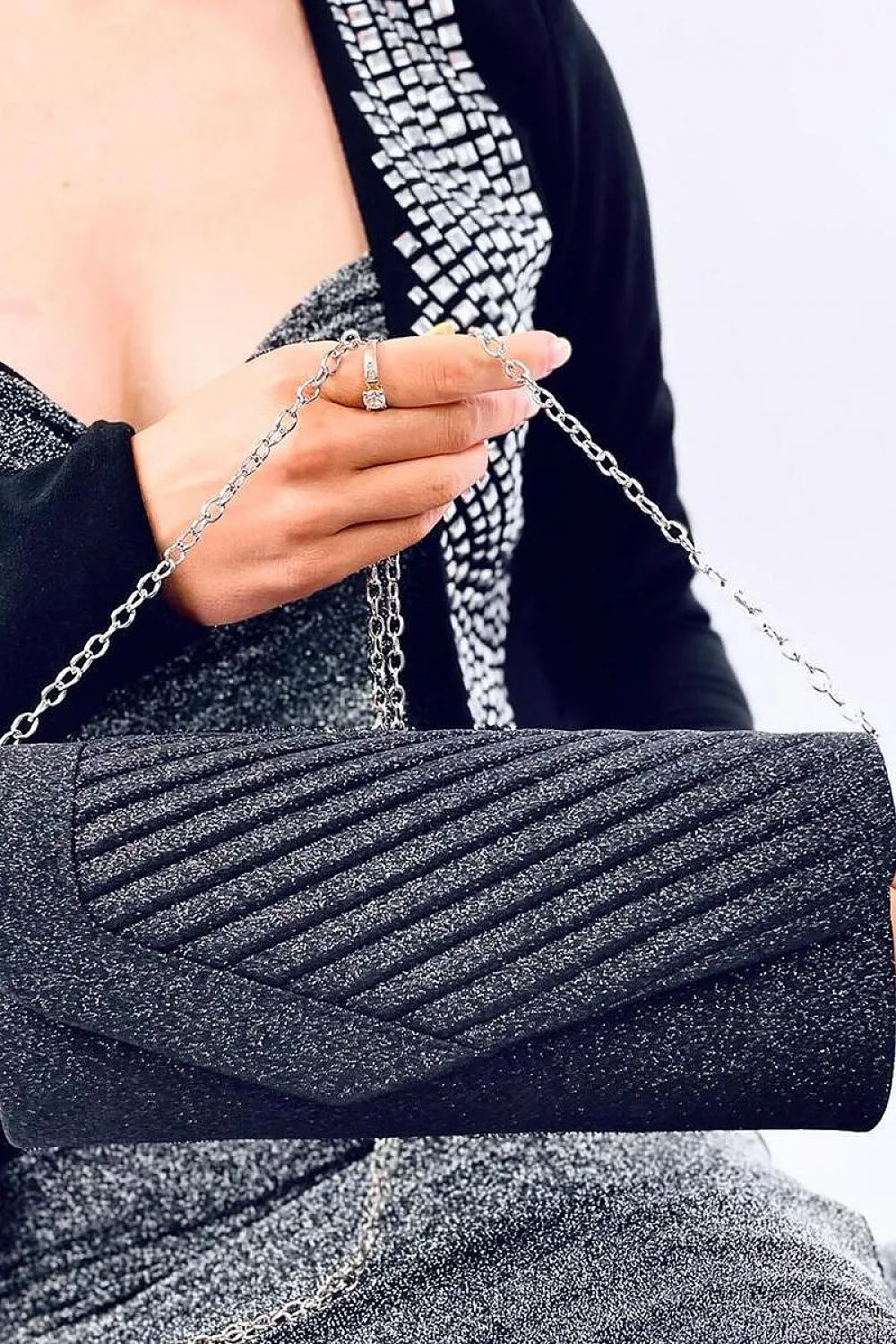 Envelope clutch bag