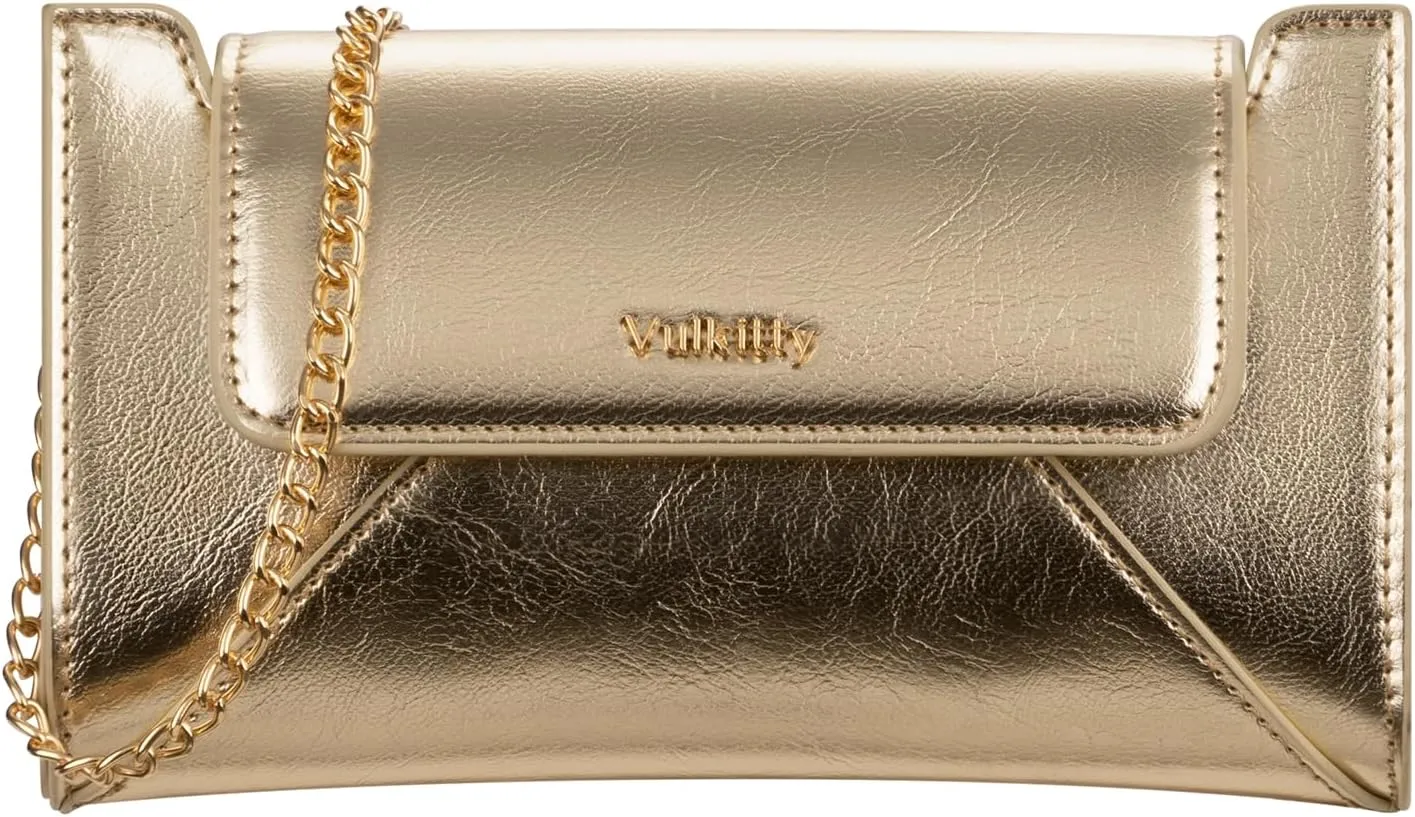 Envelope Clutch Purse for Women, Evening Handbag With Detachable Chain Strap for Dating Wedding Party Prom