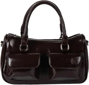 Epsion Women's Square Shoulder Bag Handbag Chain Detail Clutch Purse Solid Crossbody Bags Travel Work 2025