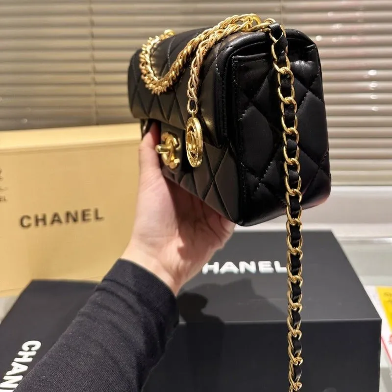 ESMEE - Mini Chain Bag Black Lambskin