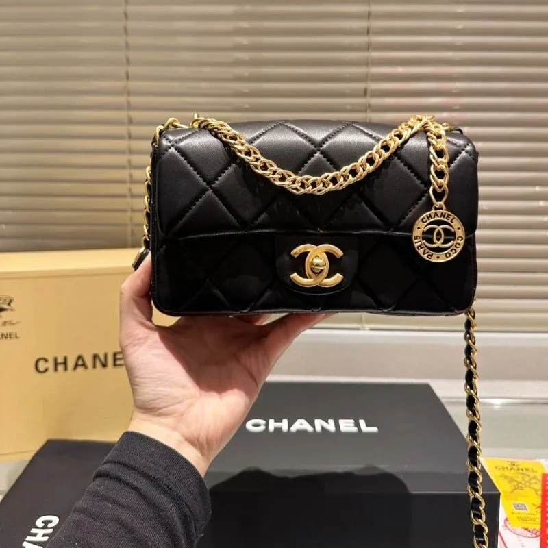 ESMEE - Mini Chain Bag Black Lambskin