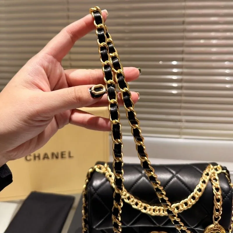 ESMEE - Mini Chain Bag Black Lambskin