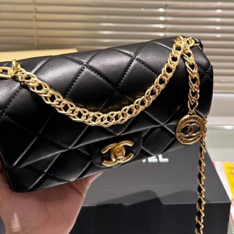 ESMEE - Mini Chain Bag Black Lambskin