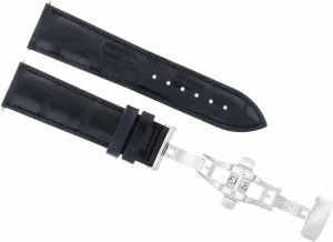 Ewatchparts 20mm Leather Watch Band Strap Clasp Compatible With 39mm Raymond Weil 2837-V178506 Black