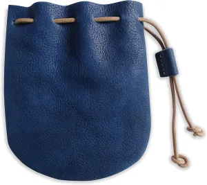 Fantastic Workmanship Genuine Leather Drawstring Coin Purse
