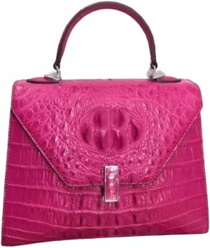 Fashion Designer Lady Purse Genuine Alligator Skin Women's Chic Handbag Crocodile Leather Female Shoulder Messenger Bag