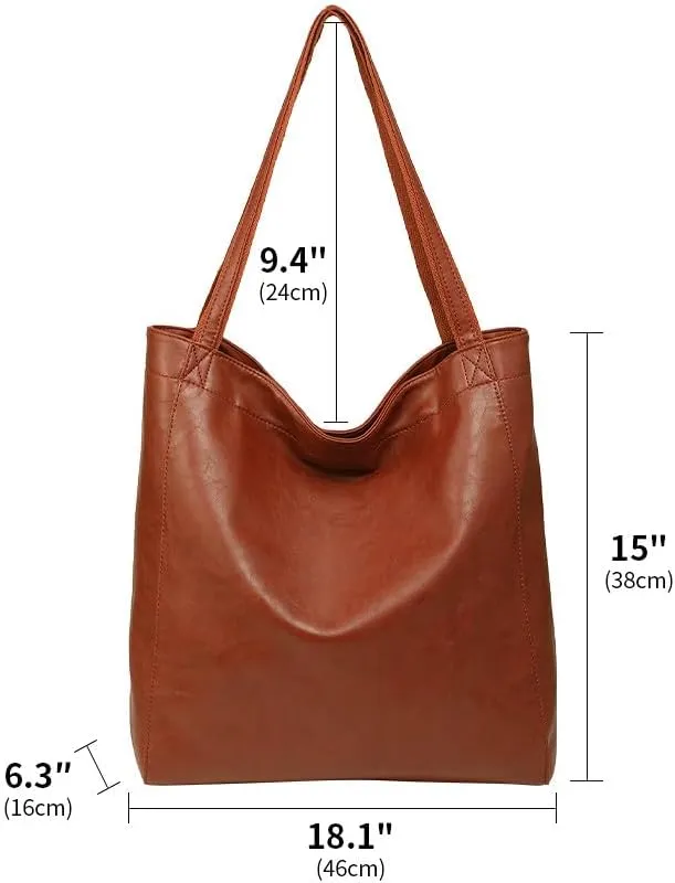 Fashion Tote Bags Purses and Handbags for Women Soft Faux Leather Purse Shoulder Bag Top Handle Satchel Bags Purse
