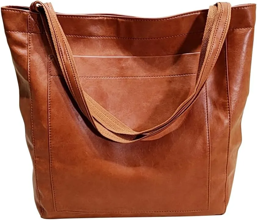 Fashion Tote Bags Purses and Handbags for Women Soft Faux Leather Purse Shoulder Bag Top Handle Satchel Bags Purse