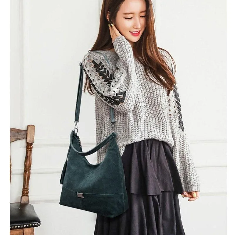 Fashion Women Suede Designer Bag