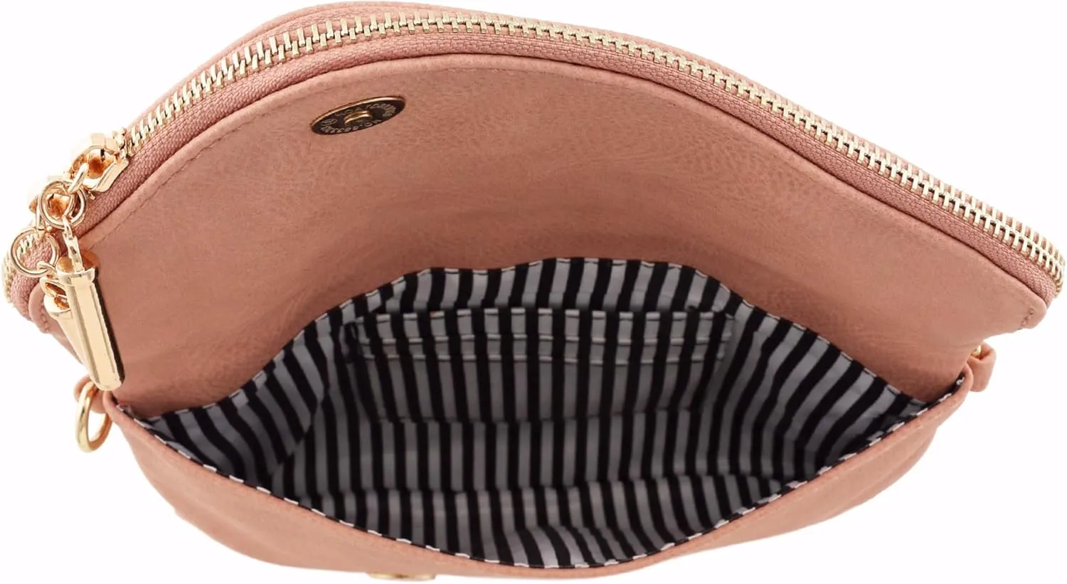 FashionPuzzle Envelope Wristlet Clutch Crossbody Bag with Chain Strap