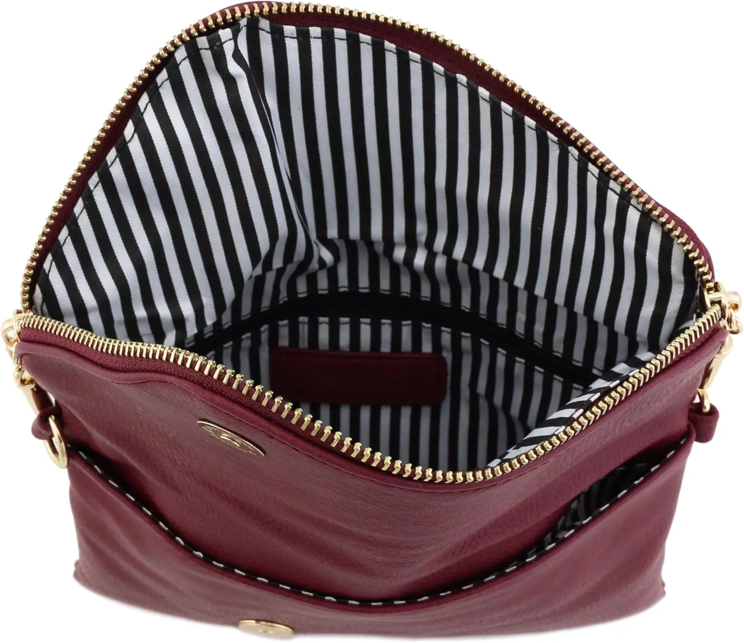 FashionPuzzle Envelope Wristlet Clutch Crossbody Bag with Chain Strap