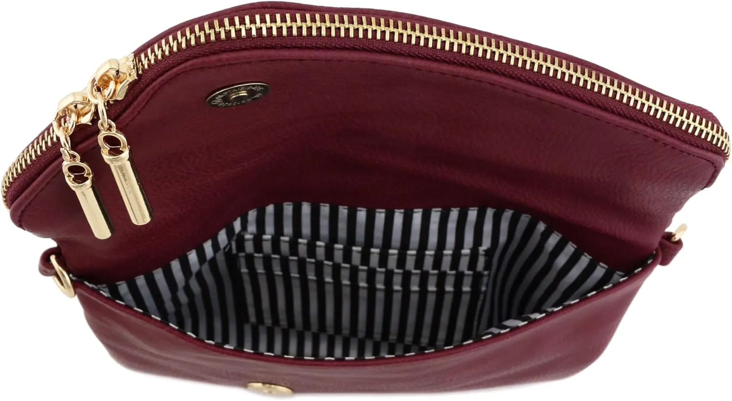 FashionPuzzle Envelope Wristlet Clutch Crossbody Bag with Chain Strap
