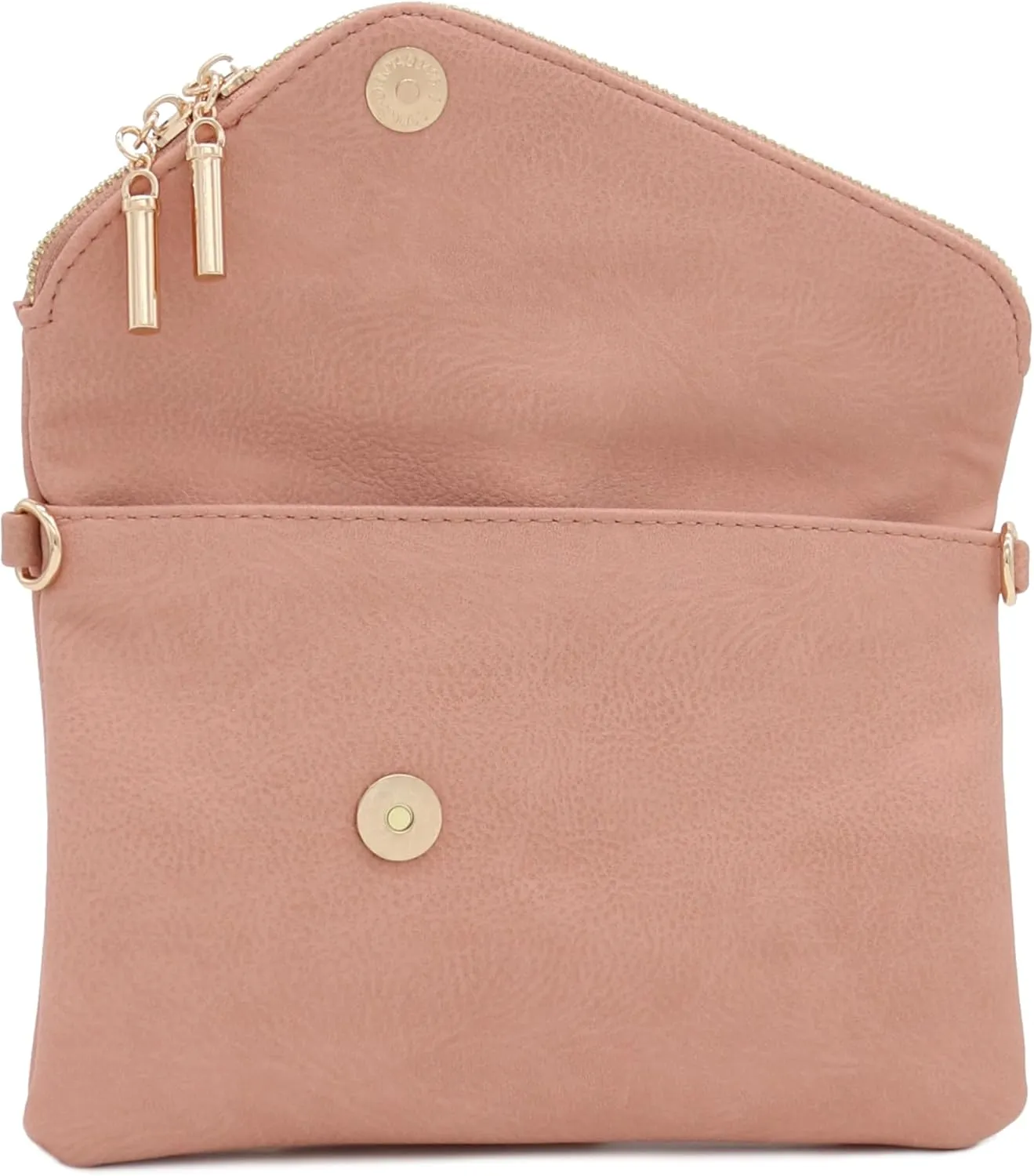 FashionPuzzle Envelope Wristlet Clutch Crossbody Bag with Chain Strap