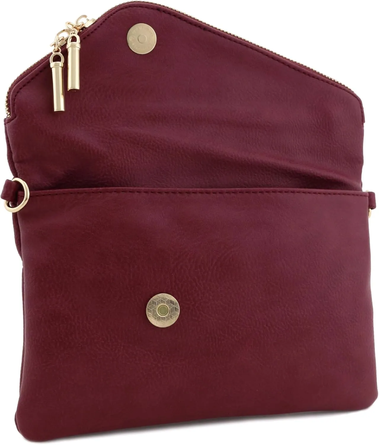 FashionPuzzle Envelope Wristlet Clutch Crossbody Bag with Chain Strap
