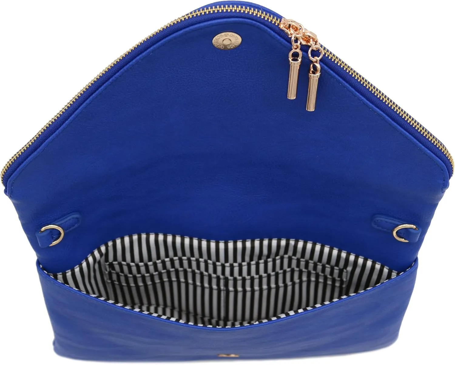 FashionPuzzle Oversized Envelope Clutch Evening Bag with Chain Strap