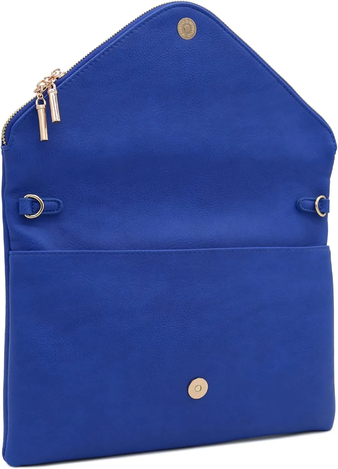 FashionPuzzle Oversized Envelope Clutch Evening Bag with Chain Strap