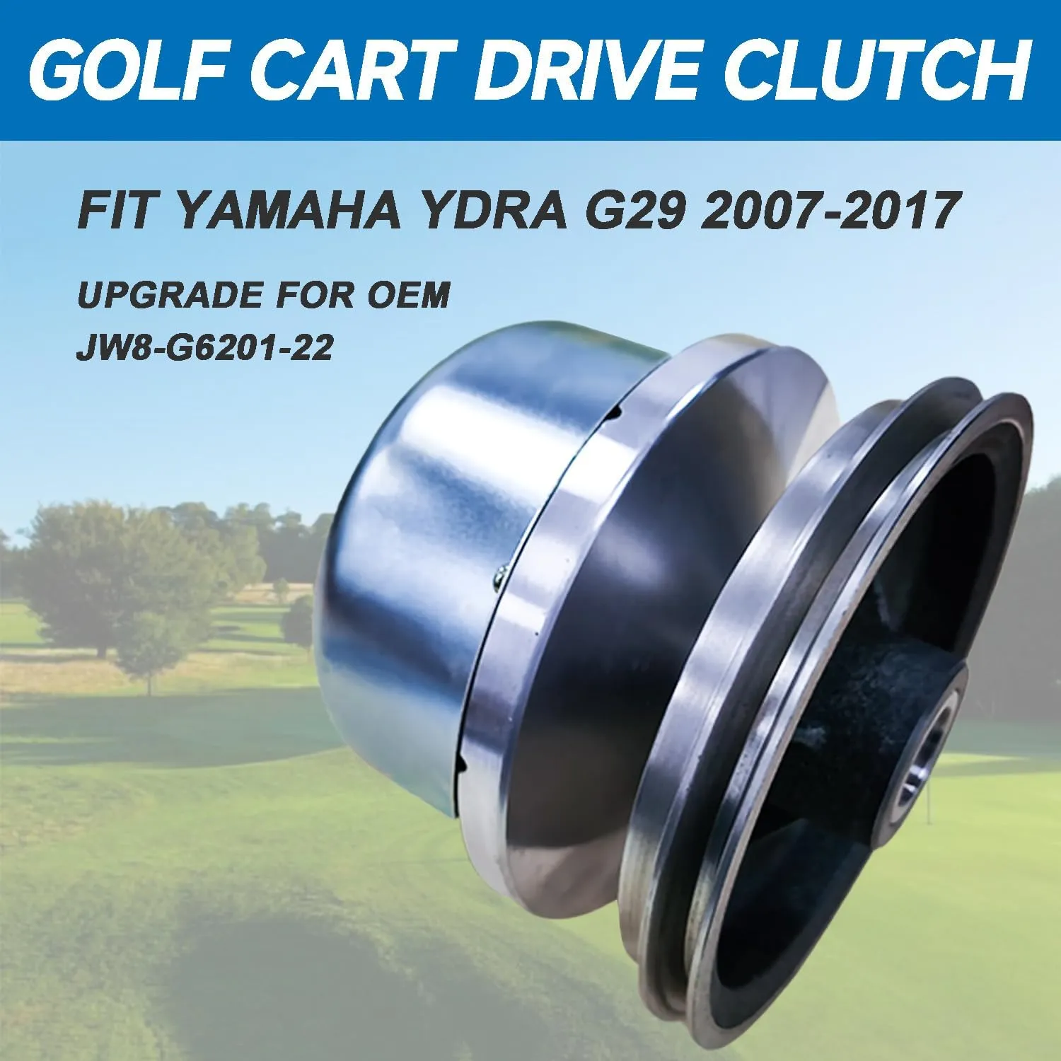FBT Primary & Secondary Clutch Set for Yamaha YDRA Golf Cart G29 2012.5 up, 07-12 Models with Updated FBT Drive clutch