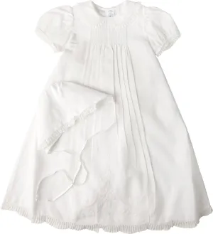 Feltman Brothers Gown, White, 0-3 mo (up to 13 lbs)