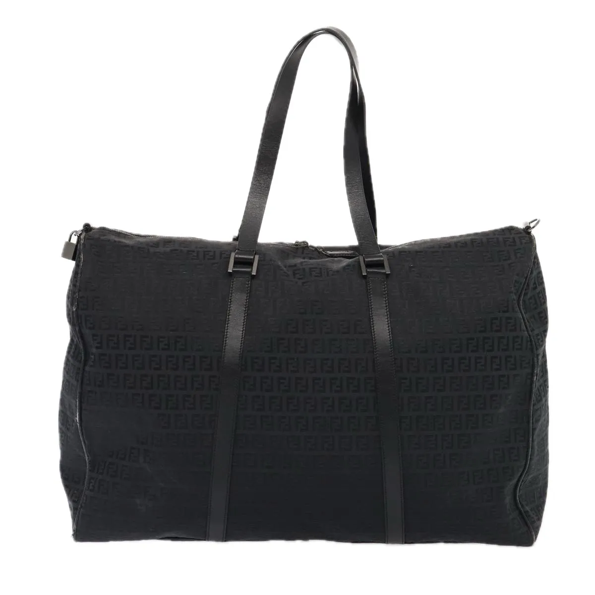 FENDI Zucchino Canvas  Nylon Black 87315