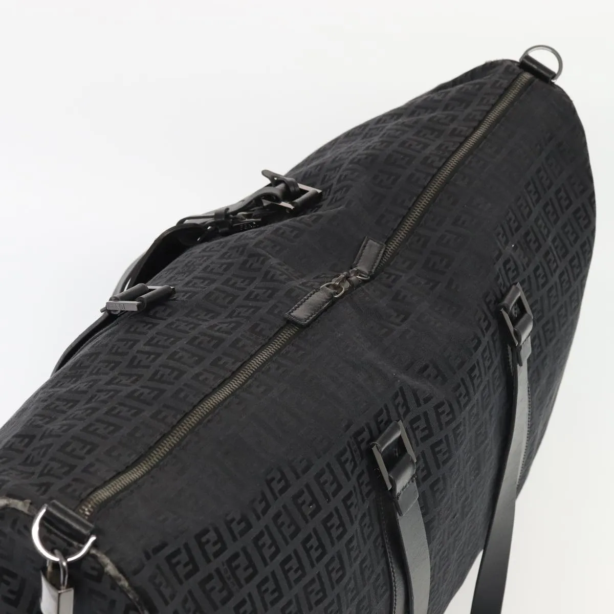 FENDI Zucchino Canvas  Nylon Black 87315