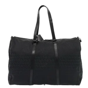 FENDI Zucchino Canvas  Nylon Black 87315