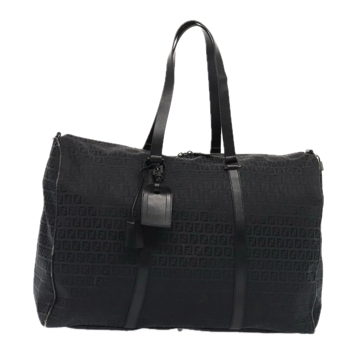 FENDI Zucchino Canvas  Nylon Black 87315