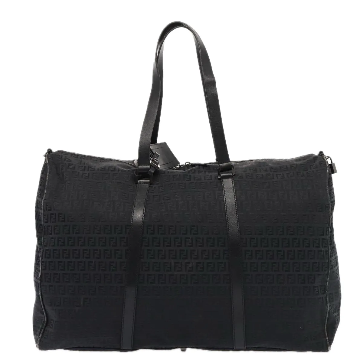 FENDI Zucchino Canvas  Nylon Black 87315
