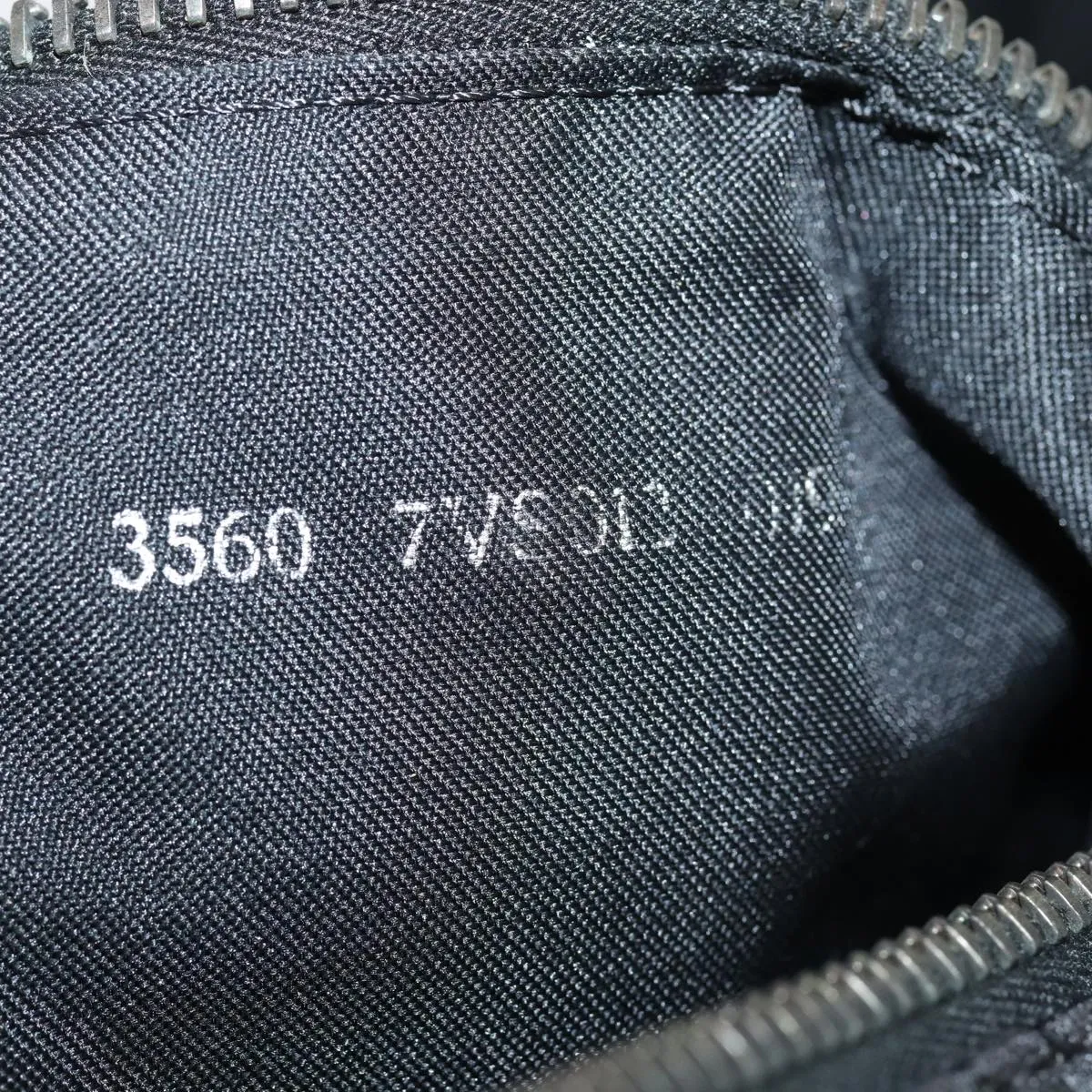 FENDI Zucchino Canvas  Nylon Black 87315