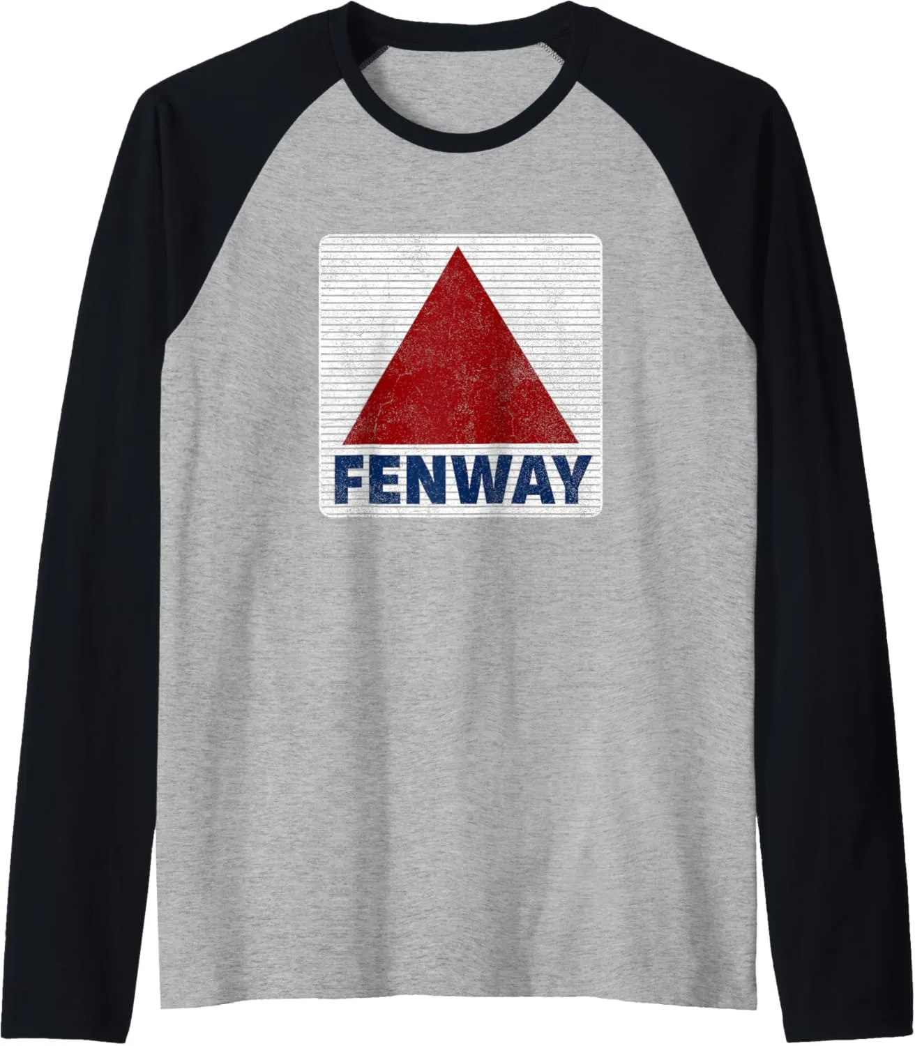 Fenway Citgo Sign Boston Retro Mens & Womens Graphic Raglan Baseball Tee
