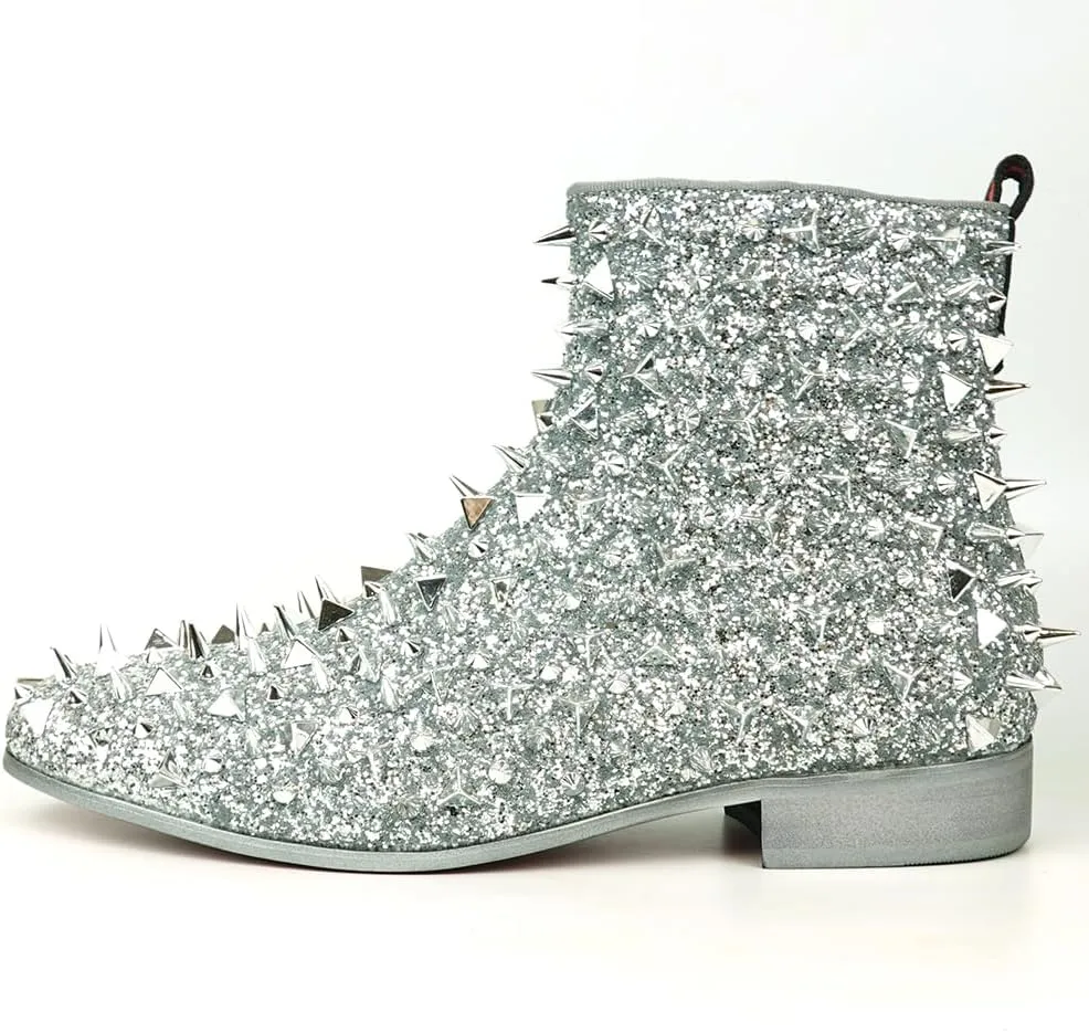FI-7527 Spike Boot with Side zipper