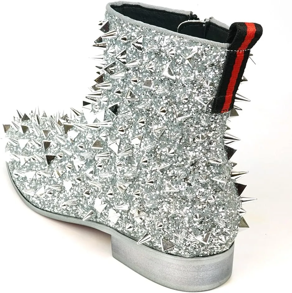FI-7527 Spike Boot with Side zipper