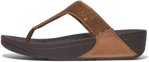 FitFlop Women's LULU Crystal Embellished Toe-Post Sandals