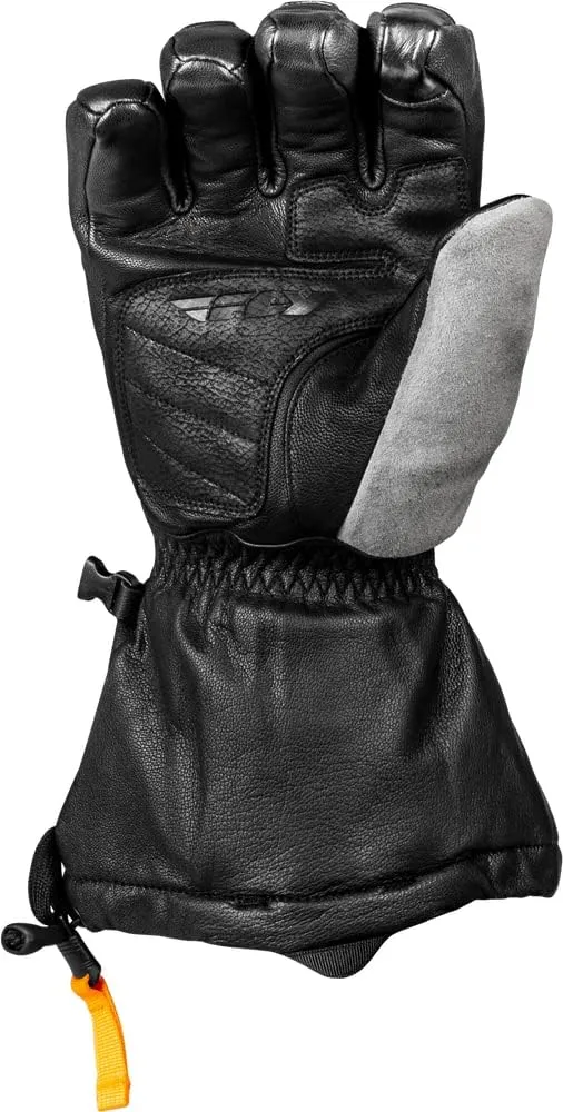 Fly Racing Glacier Winter & Cold Weather Gloves - Windproof, Waterproof, Insulated Leather Gloves for Winter and Snow Sports