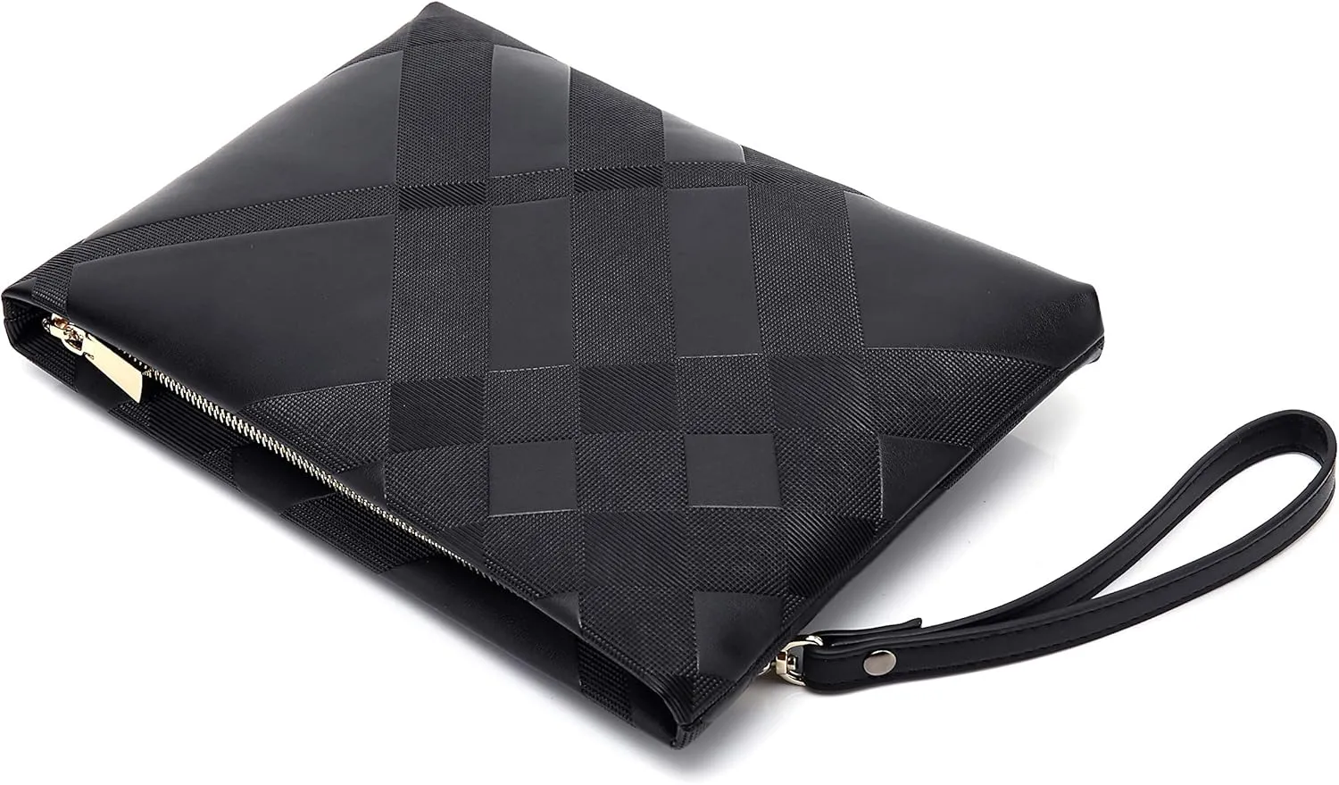 FSD.WG Mens Clutch Bag Man Purse Handbag 12 inches Large Hand Bag Big Clutch Wallet