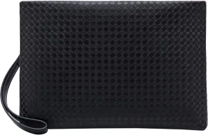 FSD.WG Mens Clutch Bag Man Purse Handbag 12 inches Large Hand Bag Big Clutch Wallet