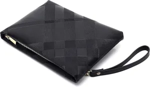 FSD.WG Mens Clutch Bag Man Purse Handbag 12 inches Large Hand Bag Big Clutch Wallet