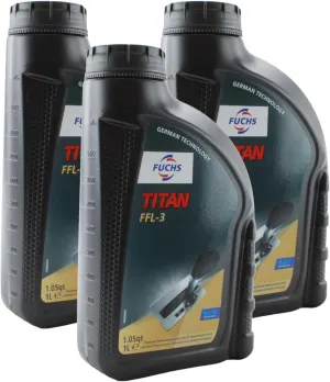 Fuchs 3 Liter TITAN FFL-3 Dual Clutch Transmission Fluid (3 x 1L)