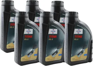 Fuchs 6 Liter TITAN FFL-3 Dual Clutch Transmission Fluid (6 x 1L)