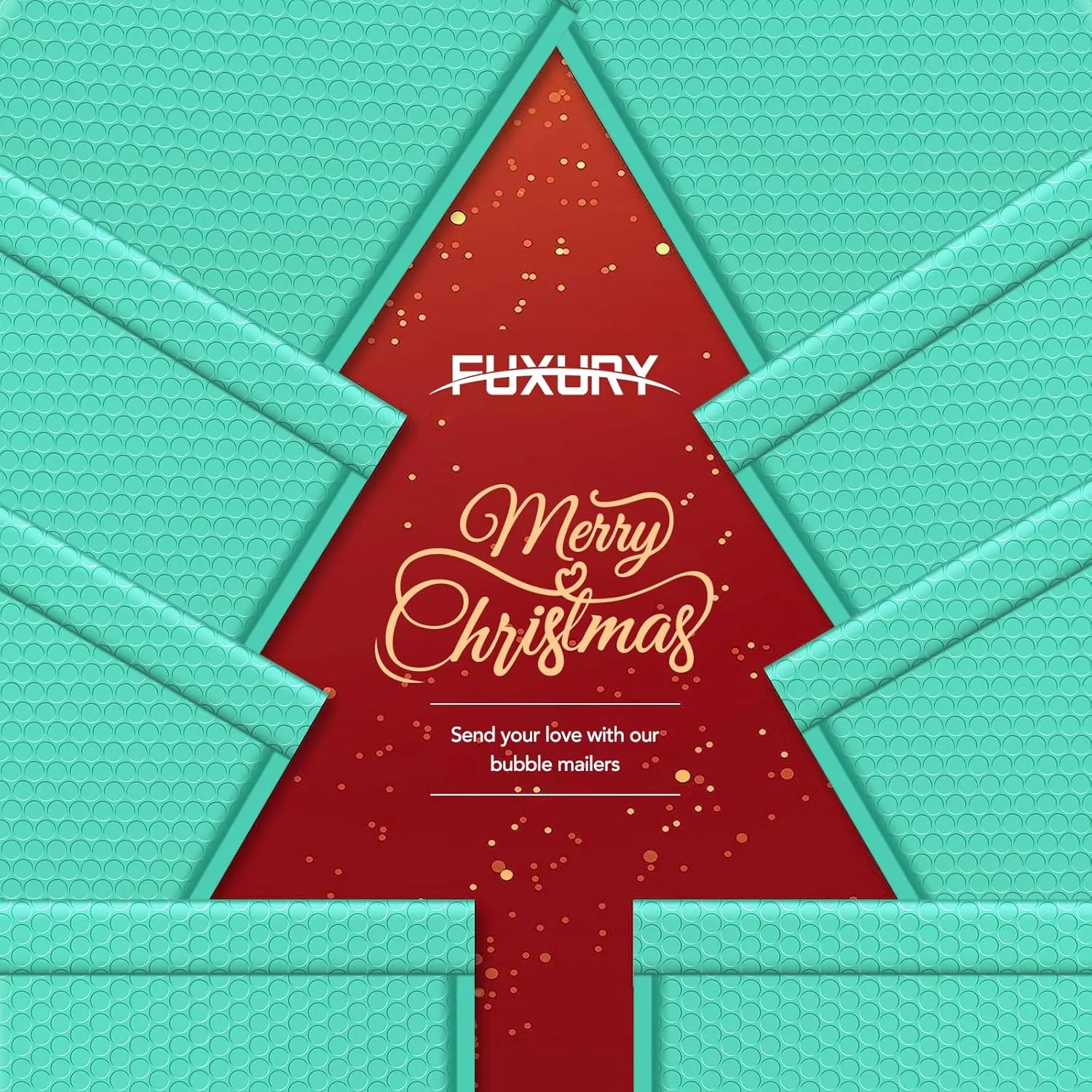 Fuxury Large Bubble Mailers 10.5x16" 40 Pack Thick Padded Envelopes Opaque Mailing Envelopes Bubble Padded Mailers Shipping Bags for Packaging #5 Teal