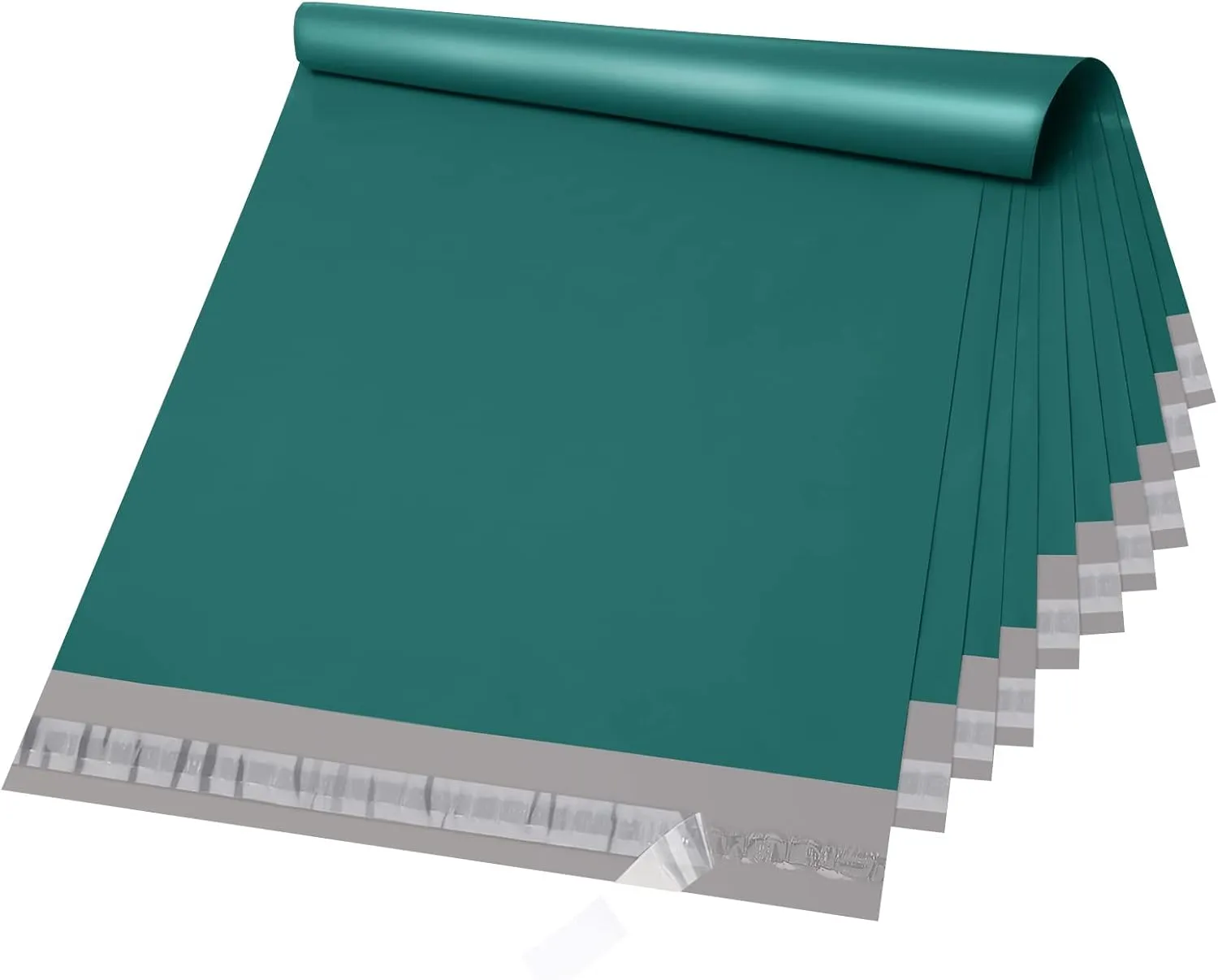 Fuxury Poly Mailers 14.5x19 Inch 100 Pcs, Waterproof Shipping Bags for Clothing, Strong Adhensive Shipping Envelopes for Small Business, Self Seal Mailers Poly Bags Mailing Envelopes Forest Green