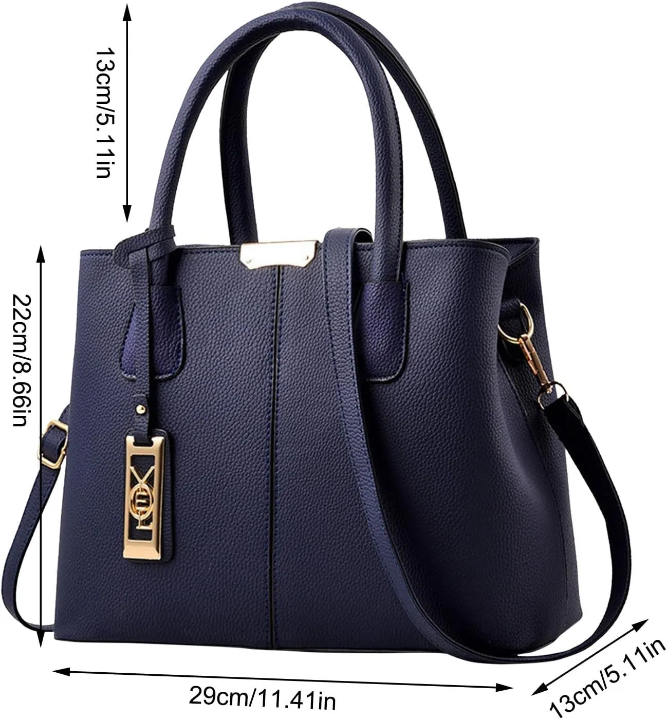 FZVYD Tote Bags for Women,Women Top Handle Satchel Handbag Leather Classic Crossbody Bag Fashion Ladies Elegant Shoulder Bag Tote Purse 2024 Red-b