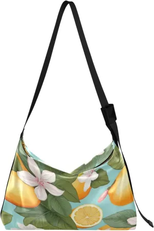 Galaxy with Stars and Black Holes Lightweight Shoulder Hobo Bag, Ladies Leather Crossbody Bags, Leather Shoulder Bag