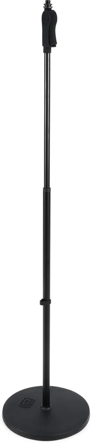 Gator Frameworks Microphone Stand with 12" Weighted Base and Deluxe Soft Grip Squeeze Height Adjustment, (GFW-MIC-1201)